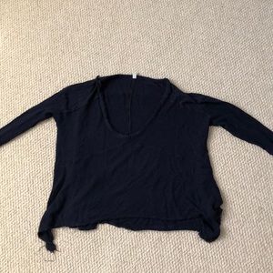 Free People Waffle Knit Tee